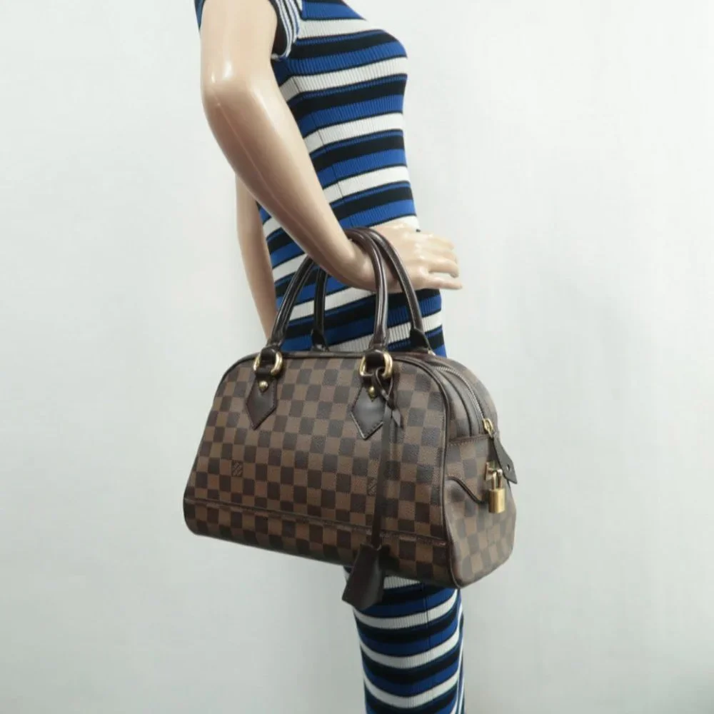 100% Authentic Louis Vuitton Duomo Damier Ebene Canvas Hand Bag - Picture 12 of 12